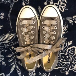 Grey Converse, women’s size 7, almost new